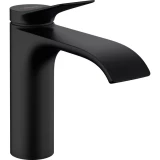 Hansgrohe single lever basin mixer Vivenis 100, matte black, HG75022670