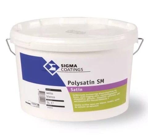 Sigma POLYSATIN SM ZN 5L полуматовая краска для стен