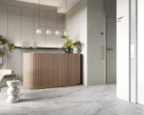 Виниловое напольное покрытие Vilo ash grey 600x600x6мм 33.кл. (1.44м²/4шт.) с подложкой R10