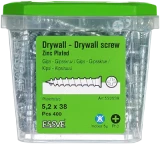 ESSVE Шуруп для крепления гипсокартона 5,2Х38 FZB, 400шт 532538