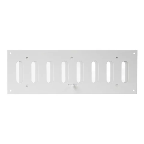 grille metal, 300x100mm, adjustable, white