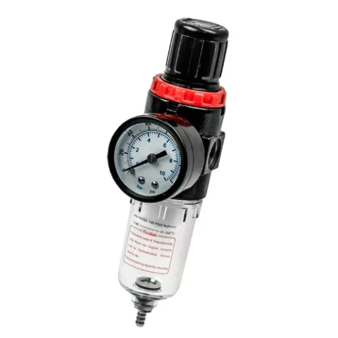 FASTER TOOLS Reducer with filter and pressure gauge 1/4"