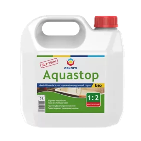 Eskaro AQUASTOP Bio 3L Dziļi uzsūcoša akrila grunts