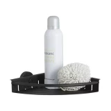 BOSTON corner shower basket,5x19,5x19,5c,black