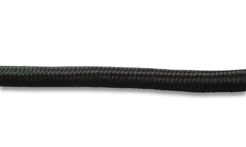 FENDE tekstila vads 3x0.75mm2 3m melns