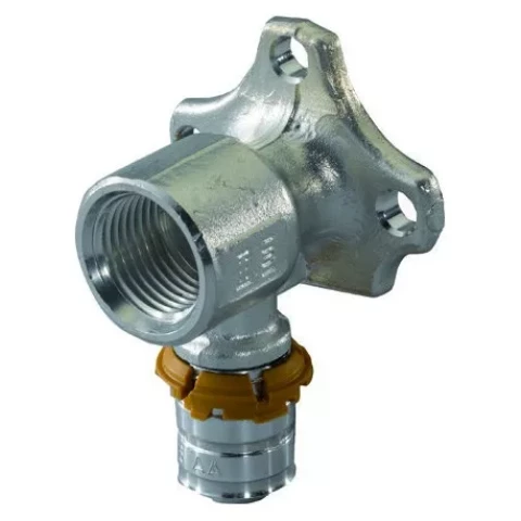 1070640 Uponor sienas izvads  ar plāksni 20x1/2  i.v.