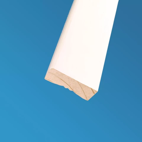 Baseboard Moulding Primed, 12x44x2400, Pine