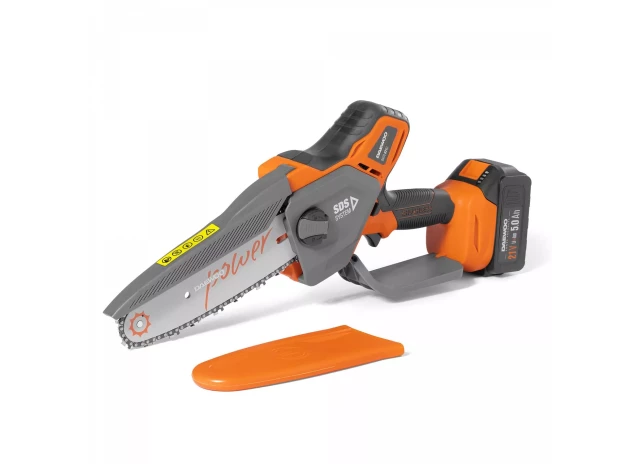 Akumulatora ķēdes zāģis DAEWOO DACS 821Li SET, 21V, 5.0Ah, 20 cm, 1/4"