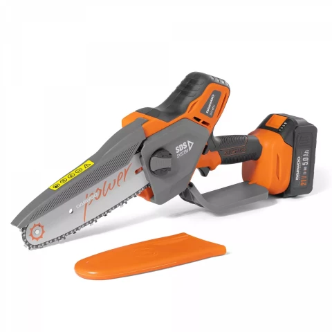 DAEWOO DACS 821Li SET Cordless Chainsaw, 21V, 5.0Ah, 20 cm, 1/4"