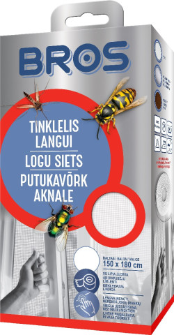 Сетка Bros для окна белая 150x180см