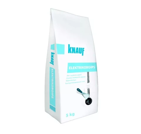 Knauf ELEKTRIKERGIPS 5kg Celtniecības ģipsis elektrodarbu