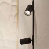 Sliedes gaismeklis Eglo SLIM SPOT LED 6.6W 980lm 2700-6500K dimmējams melns 19V 901683