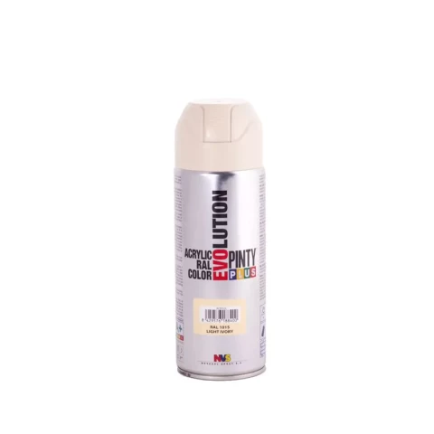 NVS аэрозольная краска RAL 1015 цвета светлой слоновой кости 400ml EVO