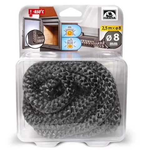 Hansa Ceramic fibre stove rope 8mm