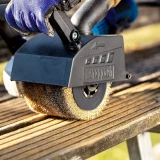 Cylinder-shaped metal wire brush MRS1300 Scheppach 7903800719