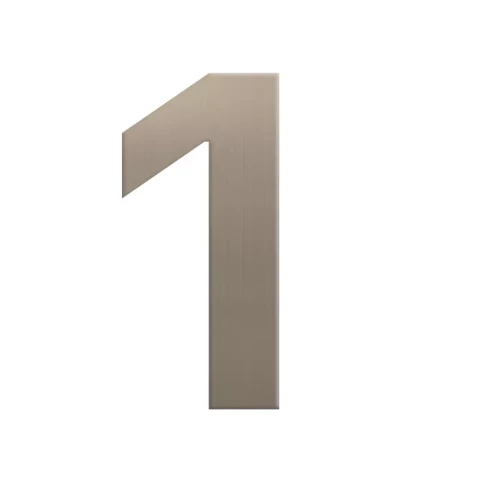 Numurs durvīm Nr.1, pašlīmējošs sudraba