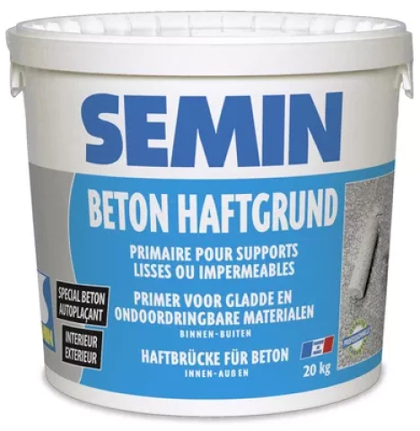 Semin BETON HAFTGRUND 5kg Saķeres grunts blīvām un neuzsūcošām virsmām ar zemu porainību 49