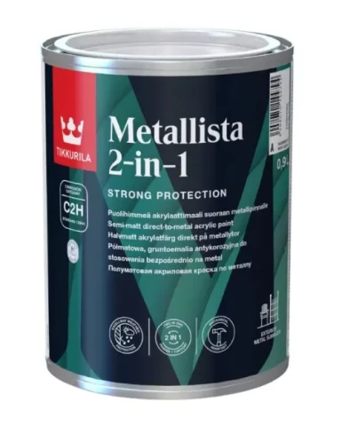 Metallista 2-in-1 Ūdens bāzes krāsa metālam C 0,225L TIKAI TONĒŠANAI!