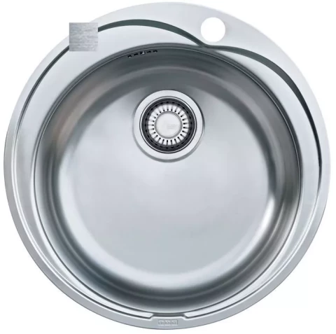 FRANKE virtuves izlietne RON 610-41 nerūsējošā tērauda D51cm ar ventili 101.0000.561/101.0714.972