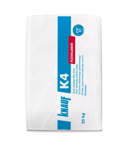 Knauf K4 īpaši elastīga flīžu līme 25kg