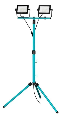 Prožektors ar teleskopisku statīvu LED 2x30W 2x3500lm 4000K IP65 kabelis 3m EGLO 900541