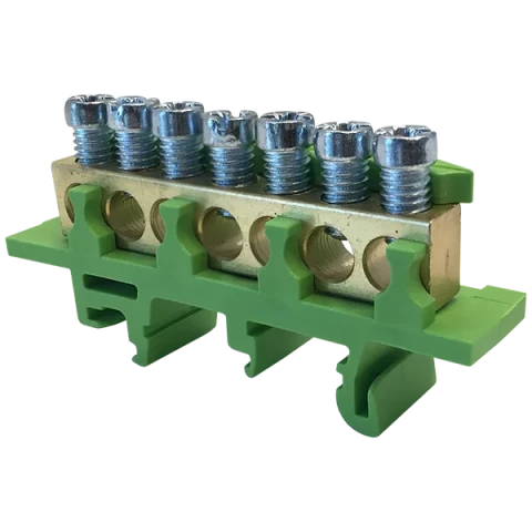 Zemējuma termināls PE7 zaļš 7x16mm2