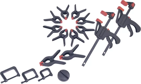 Spīļu, līmspīļu komplekts 16gab/iep, MANNESMANN M90317