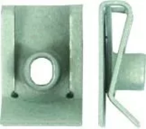 Uzgrieznis/skava metāla loksnēm 25x16x13 M8, Zn 50gab/iep