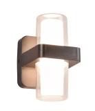 Outdoor wall light TRIO LIMEIRA LED SMD 2x3.5W 2x380lm 3000K IP44 black matte R24266232