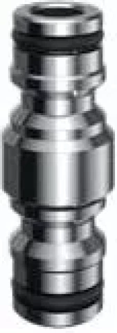 CLABER Savienotājs divām līnijām, hromēts