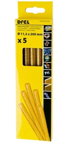 Līmes stienīši 11.2x200mm, zeltīts 5gab/iep