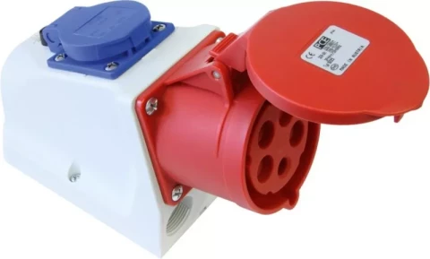 PCE Wall socket 16A 5р. 400В + 16A 5p. 230V IP-44