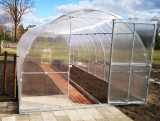 Greenhouses KLASIKA TUBE 3x4m (12m2) with foundation and 4mm polycarbonate coating