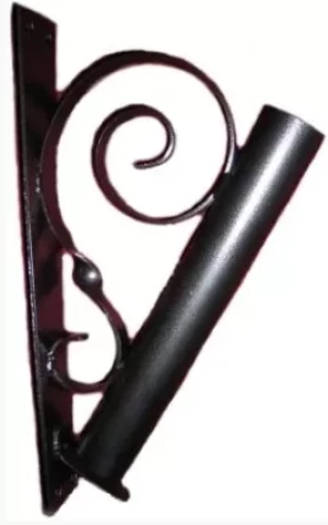 Karoga kāta turētājs fasādes liekts vara ZN