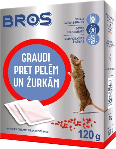 Bros grains against mice and rats 120gr
