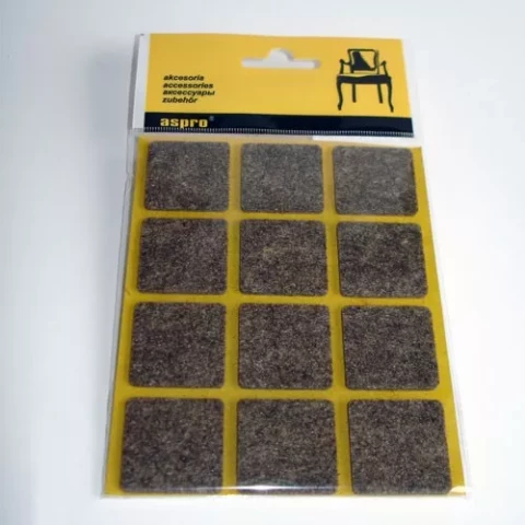 Aizsargpaliktnis mēbelēm 40004 Brūns 12gab/iepak 28x28mm