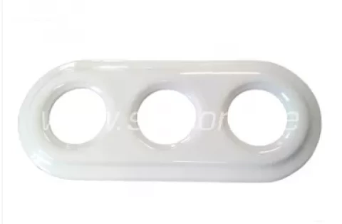 FENDE ceramic frame 3-seater white