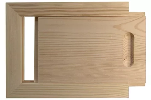 Pisla pirts ventilācijas reste koka