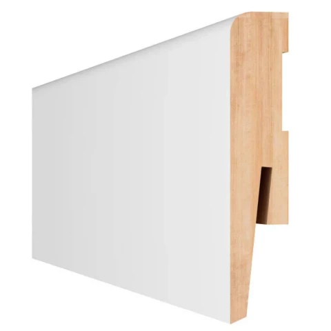 Grīdlīste MDF krāsojamā MP0801 15x80x2420mm BALTA GLUDA