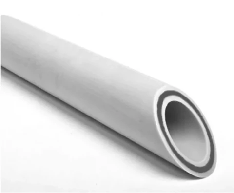 Caurule 20x2.8 PPR pelēka ar šķiedru apkurei, (stanga 4 m)