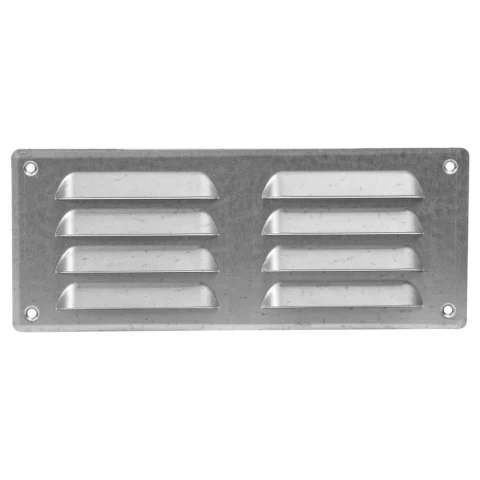 grille metal, 260x105mm, zinc
