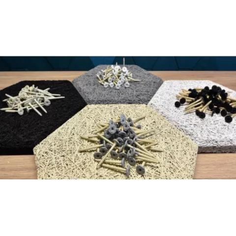 Skrūves fibrolītam 4,65x45 mm RAL7004 GP, pelēkas, 250 gab./iepakojumā