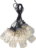 LED virtene ar nano stieplēm Star Trading Circus Bottle, 4,5m, 100LED, IP44