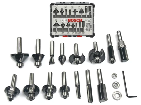 Набор фрез Bosch; 8 mm; 15 шт. - 2607017472