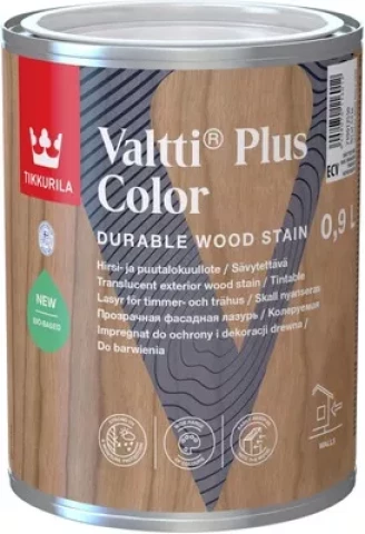 Tikkurila VALTTI Plus Color ECV 0.9L Koksnes aizsargpārklājums puscaurspīdīgs