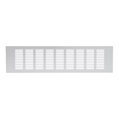 grille aluminium, 100x500mm, silver