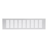 Europlast alumīnija ventilācijas reste 100x500mm sudraba