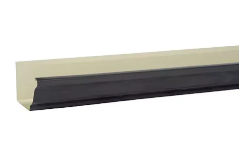 Tekne 127mm 3m, skārda PE brūna