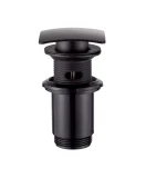 Izlietnes izplūde Click-Clack 11/4" kvadrātveida, melns