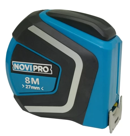 Measuring-tape 8mx27mm, ar magnētu, NOVIPRO